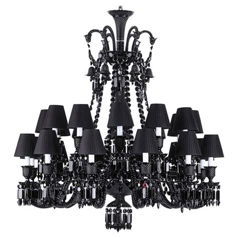 baccarat paris chandelier|Zenith Chandelier 24L Black Crystal .